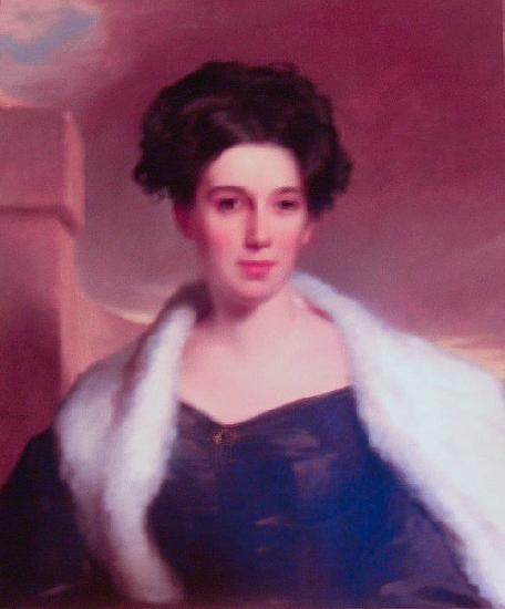 Thomas Sully portrait of Mary Ann Heide Norris oil painting image